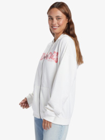 1 Oversized Evening Hike C Oversize Hoodie White ARJFT04162 Roxy