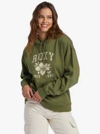 roxy, Shoreside Hike B Oversize Hoodie, LODEN GREEN (gng0) Shoreside Hike - Hoodie for Women ARJFT04163