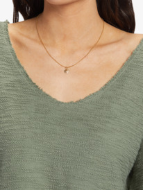 2 Made For You V-Neck Sweatshirt Green ARJFT04179 Roxy