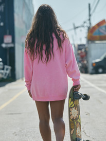 1 Lineup Oversized Sweatshirt Pink ARJFT04181 Roxy