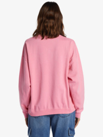 13 Lineup Oversized Sweatshirt Pink ARJFT04181 Roxy