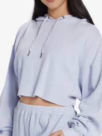 8 Chloe Kim Off Duty - Sweat à capuche pour Femme Bleu ARJFT04184 Roxy