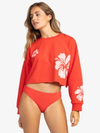 5 Morning Hike - Pullover Sweatshirt for Women Rouge ARJFT04193 Roxy