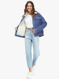 4 tune Future Corduroy Jacket Blue ARJJK03064 Roxy