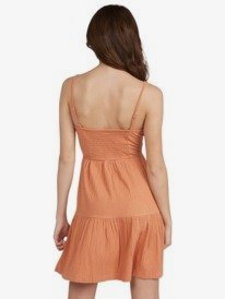 5 Beach Hangs Strappy Dress Brown ARJKD03229 Roxy