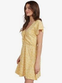 3 Simple Thoughts Dress Yellow ARJKD03231 Roxy