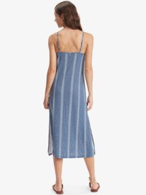 1 Promised Land Strappy Midi Dress Blue ARJKD03243 Roxy