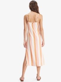 1 Promised Land Strappy Midi Dress Beige ARJKD03243 Roxy