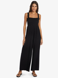 roxy, Just Passing By Jumpsuit, ANTHRACITE (kvj0) Just Passing By - Strappy Jumpsuit for Women ARJKD03255