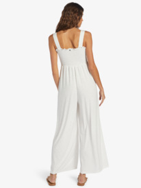 roxy, Just Passing By Jumpsuit, SNOW WHITE (wbk0) Just Passing By - Strappy Jumpsuit for Women ARJKD03255