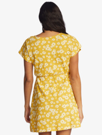 4 Simple Thoughts Knit Mini Dress Yellow ARJKD03266 Roxy