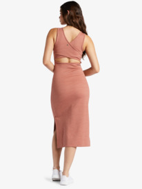 roxy, Good Keepsake Robe midi à bretelles pour Femme, CEDAR WOOD (mms0) Good Keepsake - Strappy Midi Dress for Women ARJKD03270