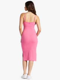 roxy, Wavey Baby Rib Knit Dress, SHOCKING PINK (mjy0) Wavey Baby - Rib Knit Dress for Women ARJKD03271