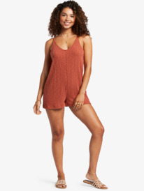 3 On Our Way - V-Neck Playsuit for Women Marron ARJKD03275 Roxy