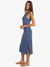 1 Good Keepsake Dress Strappy Midi Dress Blue ARJKD03282 Roxy