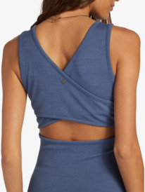 2 Good Keepsake Dress Strappy Midi Dress Blue ARJKD03282 Roxy