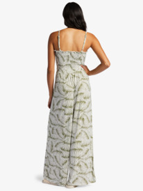 roxy, Straight To Romantic Jumpsuit, PALM TREE DREAMS (gng9) Straight To Romantic - Jumpsuit for Women ARJKD03285