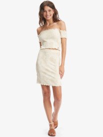 1 Venice Babe Jupe Tricot Côtelé Beige ARJKK03021 Roxy