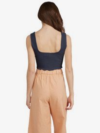 2 Good Days Ahead Cropped Top Blue ARJKT03342 Roxy