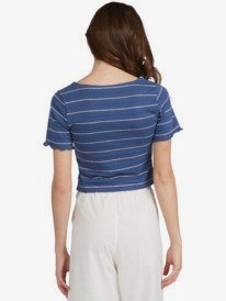 2 Uncomplicated Mind Button Up Top  Pour Femme Bleu ARJKT03345 Roxy