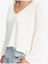 4 Board Walk V-Neck Top White ARJKT03359 Roxy
