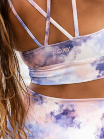3 Kaileo Elongated Sports Bra Pink ARJKT03373 Roxy