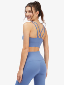 3 Kaileo Elongated Sports Bra Blue ARJKT03373 Roxy
