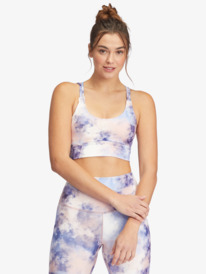 4 Kaileo Elongated Sports Bra Pink ARJKT03373 Roxy
