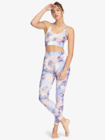5 Kaileo Elongated Sports Bra Pink ARJKT03373 Roxy