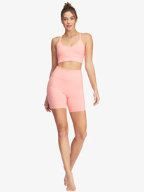 1 Kaileo Elongated Sports Bra Pink ARJKT03373 Roxy