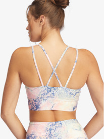 4 Kaileo Elongated Sports Bra White ARJKT03373 Roxy