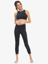 1 Interstellar Disco Medium Support Sports Bra Black ARJKT03375 Roxy