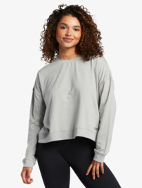 5 Sun Might Shine Long Sleeve T-Shirt Grey ARJKT03391 Roxy
