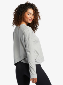 6 Sun Might Shine Long Sleeve T-Shirt Grey ARJKT03391 Roxy