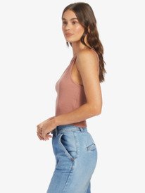 1 Never Ending Vacay High Knit Tank Pink ARJKT03408 Roxy