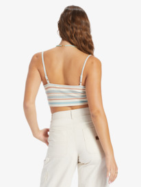 roxy, BEST TIME OF DAY TOP STRIPE, SNOW WHITE SHORESIDE STRIPE (wbk3) BEST TIME OF DAY TOP STRIPE ARJKT03410