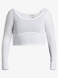 11 Chloe Kim - Long Sleeve Top for Women Blanc ARJKT03416 Roxy