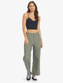 3 Roxy Brami Solid Halter Top Black ARJKT03419 Roxy