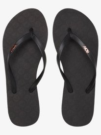 roxy, Womens Viva Flip-Flops, BLACK 3 (bk3) Viva - Flip-Flops for Women ARJL100663