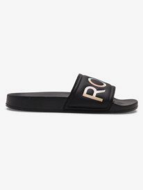 1 Slippy Roxy Slide Sandals Black ARJL100679 Roxy