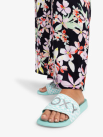1 Womens Slippy Slider Sandals Blue ARJL100679 Roxy
