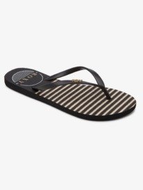 1 Viva Stamp Flip-Flops Grey ARJL100683 Roxy