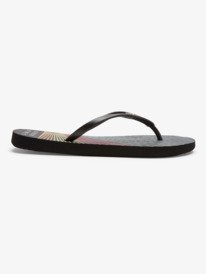 1 Viva Stamp Flip-Flops Black ARJL100683 Roxy