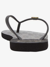 5 Viva Stamp Flip-Flops Black ARJL100683 Roxy