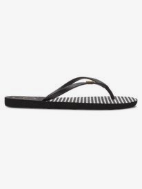 1 Viva Stamp Flip-Flops Black ARJL100683 Roxy