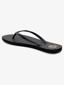 2 Viva Stamp Flip-Flops Black ARJL100683 Roxy
