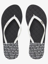 2 Viva Stamp Flip-Flops Black ARJL100683 Roxy
