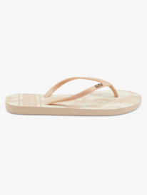 1 Viva Stamp Flip-Flops White ARJL100683 Roxy