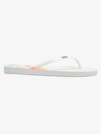 1 Viva Stamp Flip-Flops White ARJL100683 Roxy