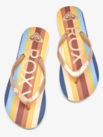 7 Tahiti Flip-Flops Yellow ARJL100869 Roxy